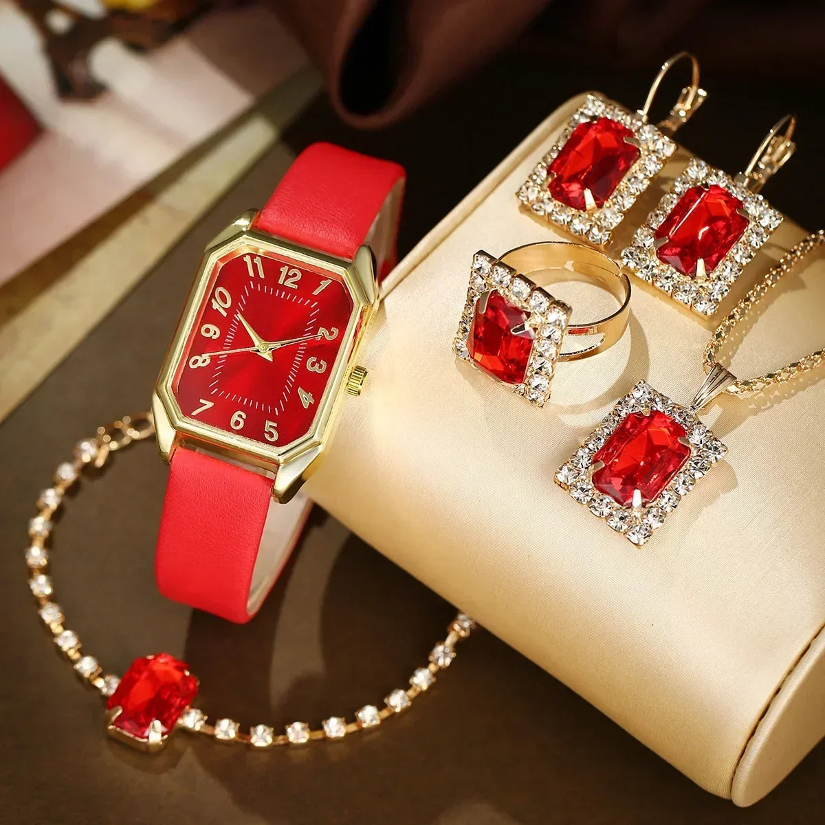 💙 Ensemble Montre & Bijoux Élégance Royale