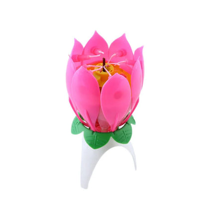 Bougie d'Anniversaire Musicale Florissante