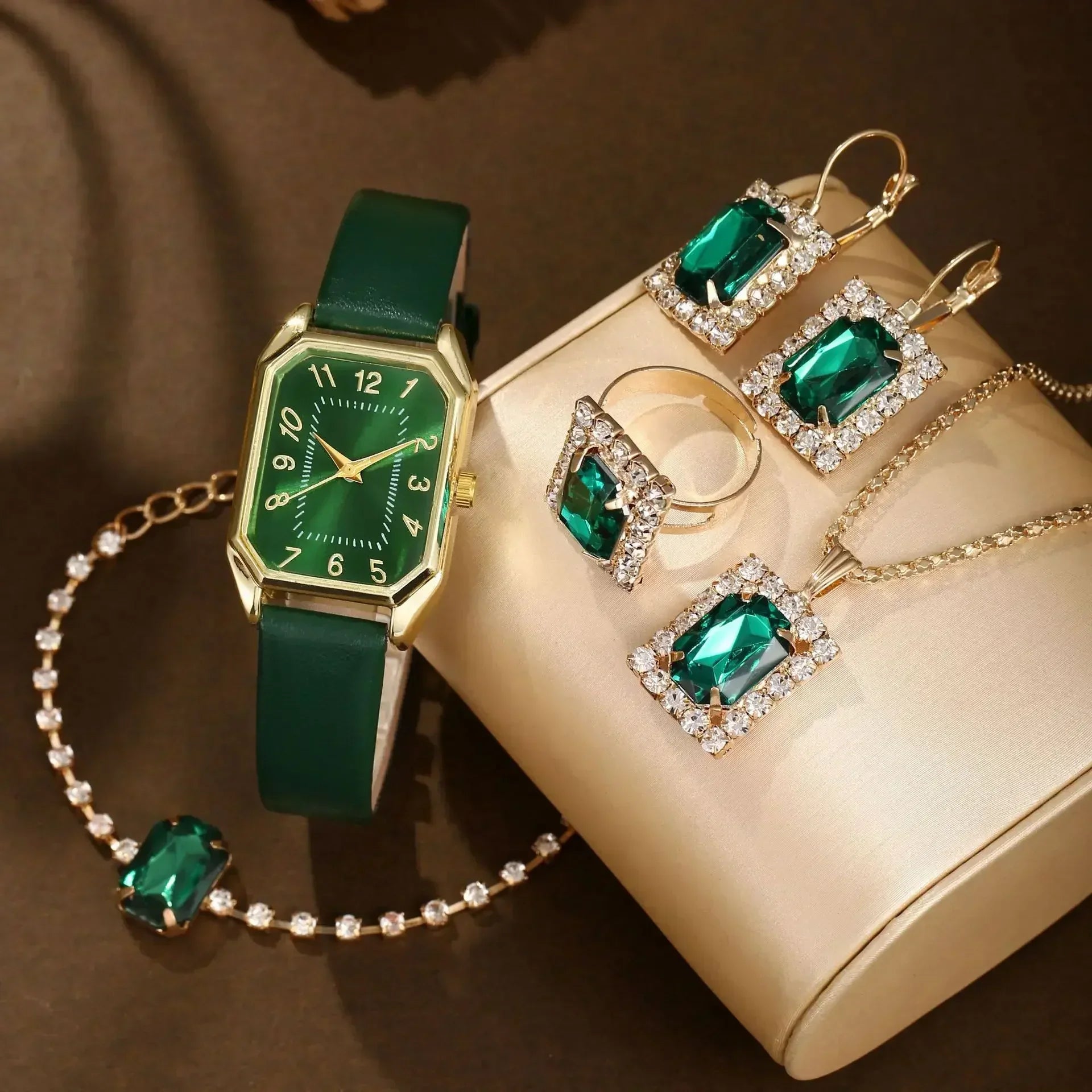 💙 Ensemble Montre & Bijoux Élégance Royale