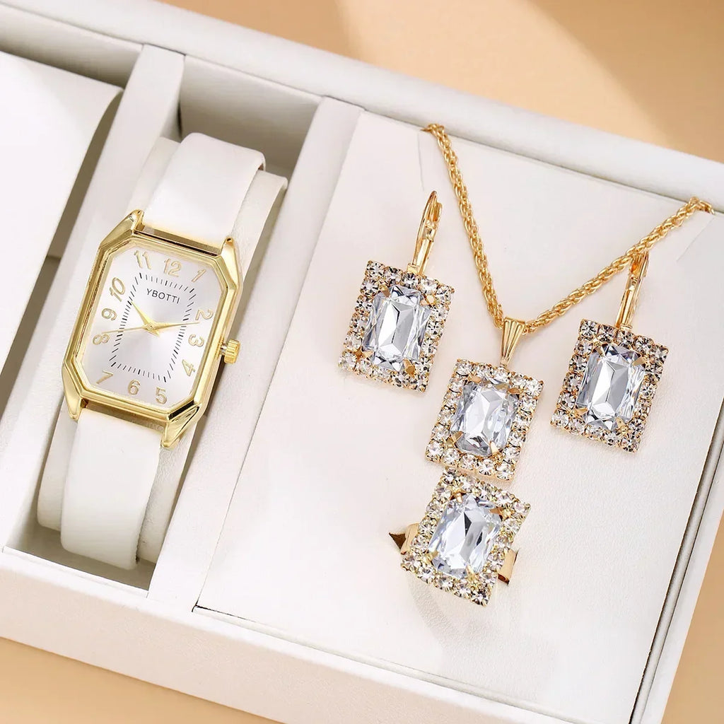 💙 Ensemble Montre & Bijoux Élégance Royale