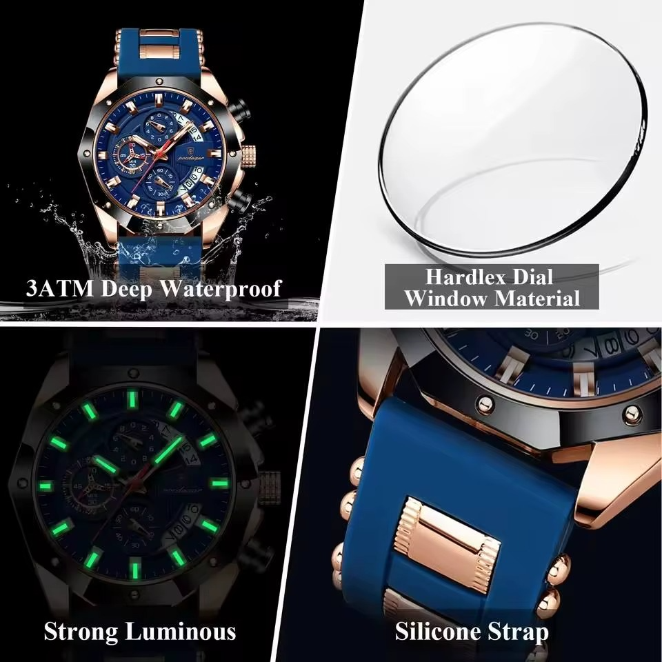 Montre POEDAGAR de Luxe Homme