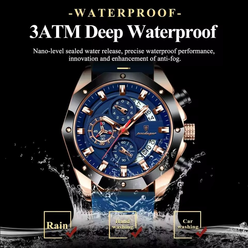 Montre POEDAGAR de Luxe Homme