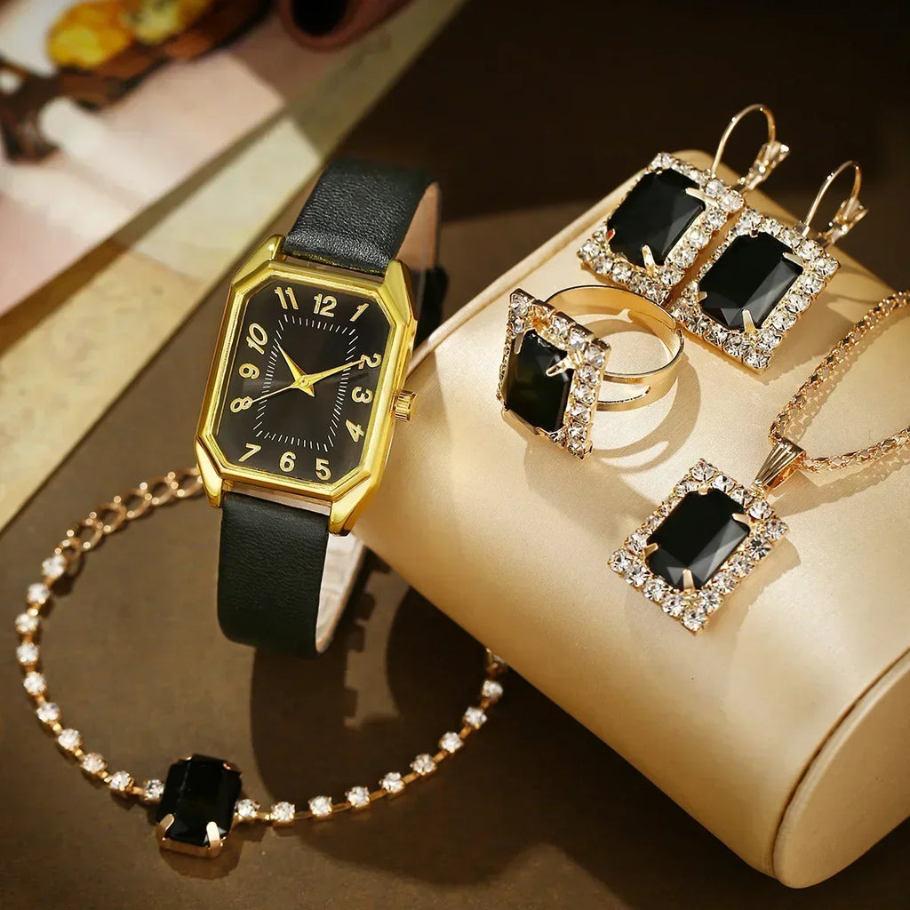💙 Ensemble Montre & Bijoux Élégance Royale