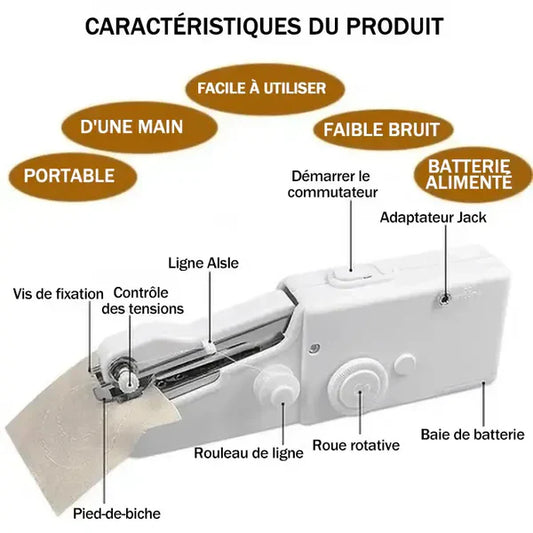MINI MACHINE A COUDRE PORTABLE